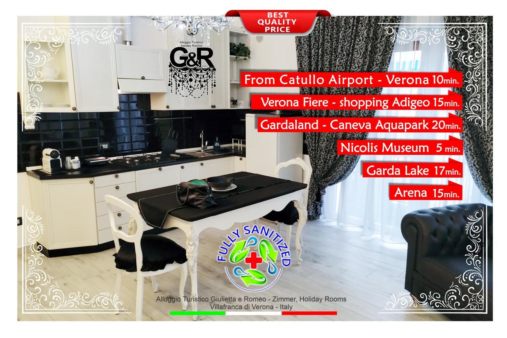 Alloggio Turistico Giulietta E Romeo - Intero Appartamento - Villafranca Di Verona, Zimmer, Holiday Rooms Экстерьер фото